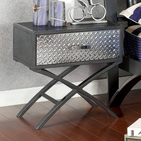 METRO Night Stand Gun Metal CM7166N